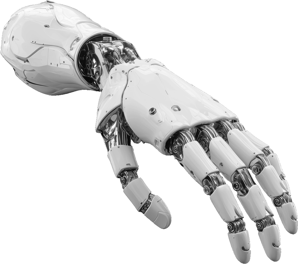 Illustration einer Roboterhand