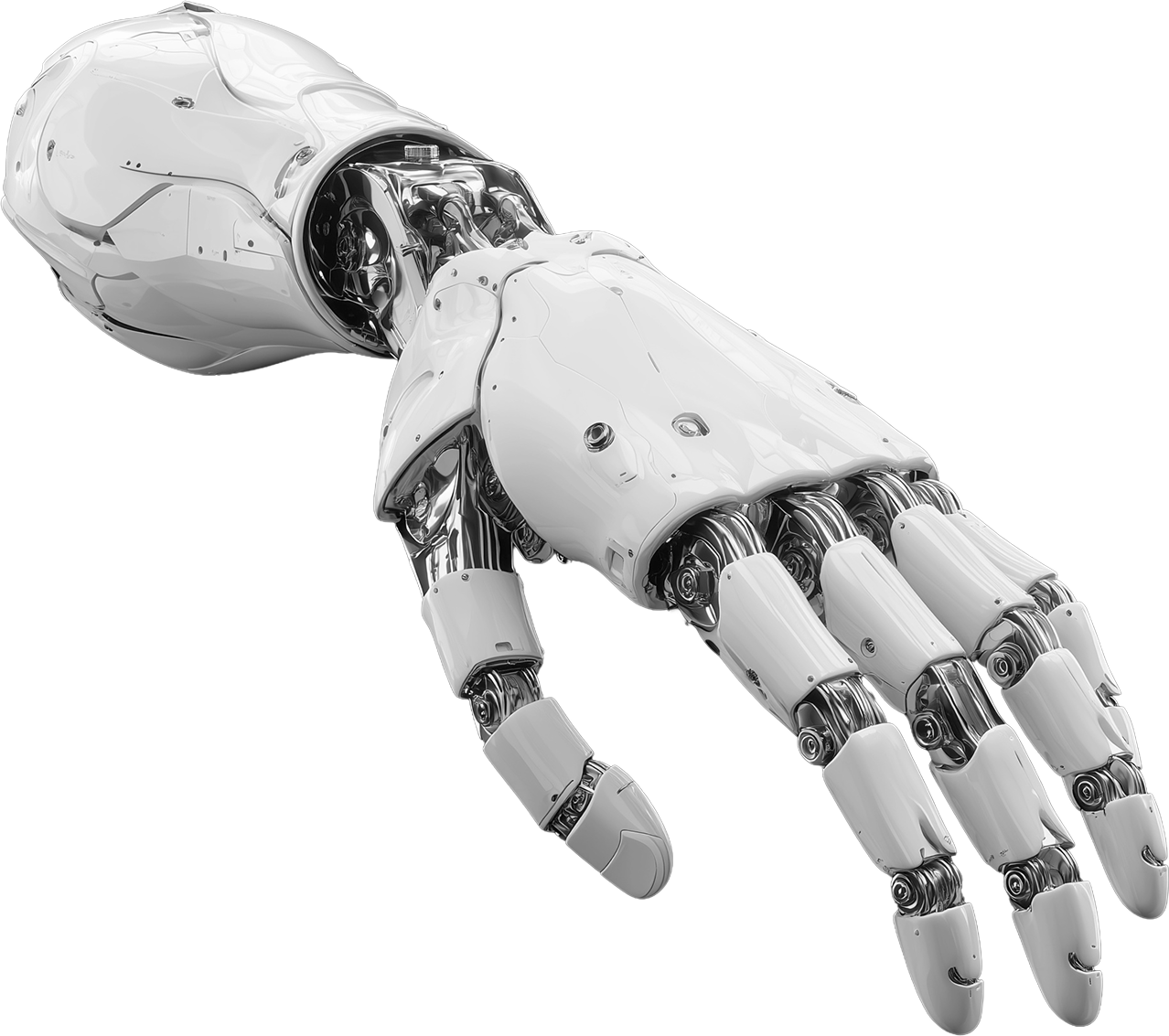 Illustration einer Roboterhand
